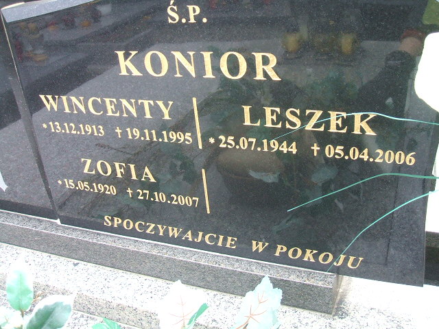  Konior 1944 Kęty Gmina - Grobonet - Wyszukiwarka osób pochowanych