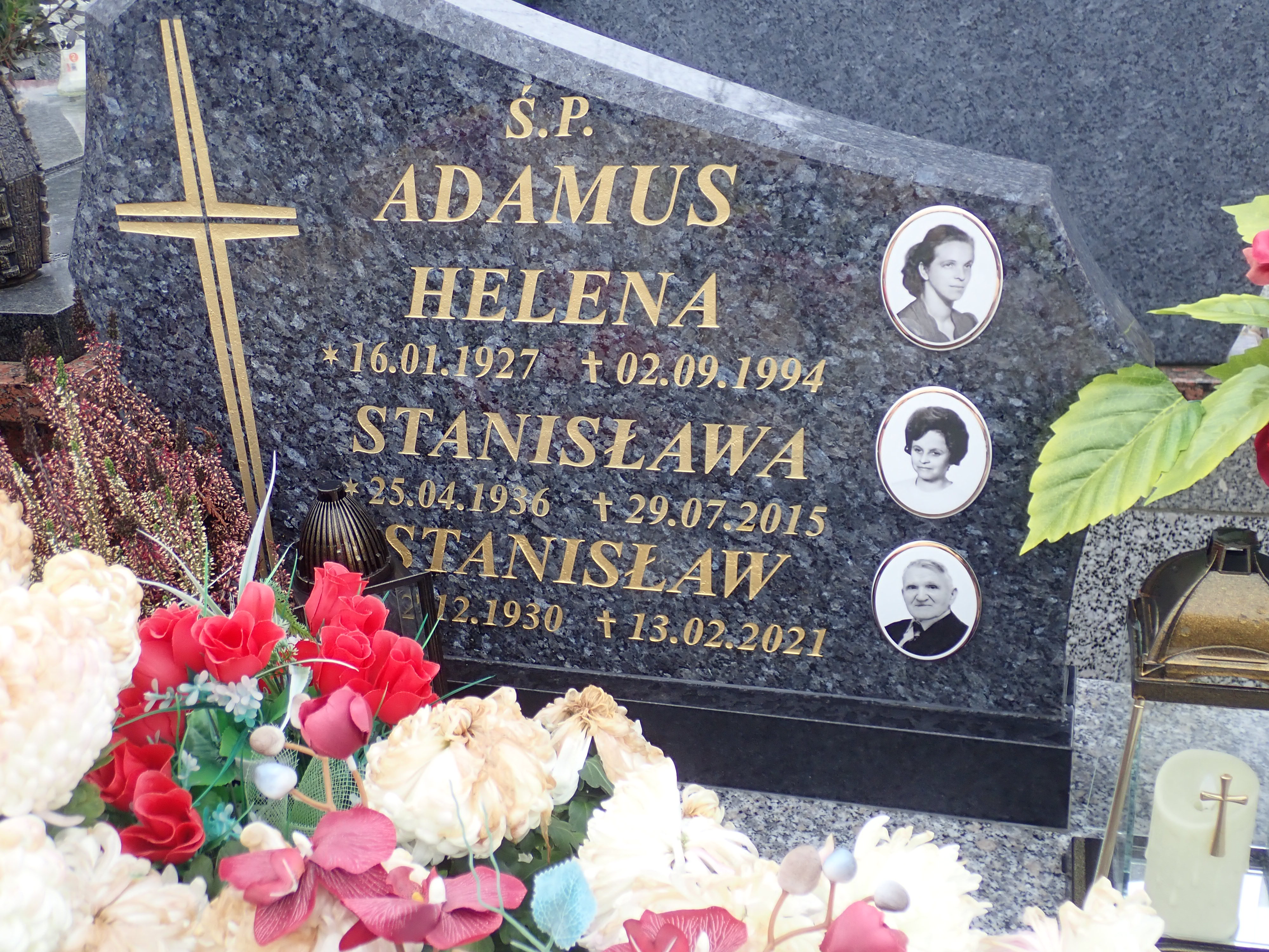 Grób Stanisława Adamus