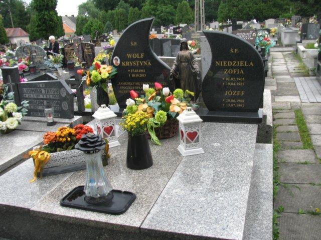 Krystyna Wolf 1961 Kęty Gmina - Grobonet - Wyszukiwarka osób pochowanych