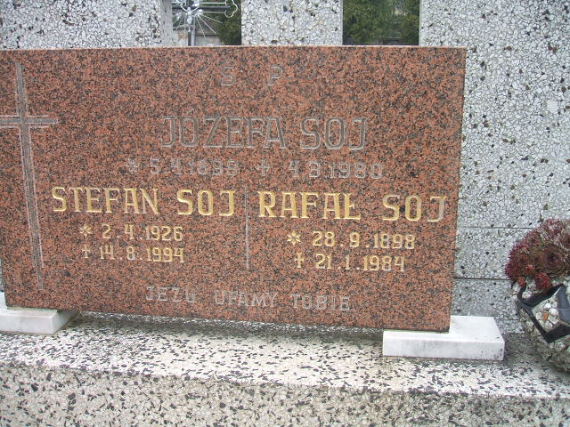 Józefa Soj 1898 Kęty Gmina - Grobonet - Wyszukiwarka osób pochowanych