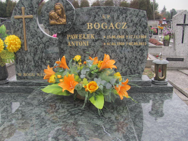 Antoni Bogacz 1930 Kęty Gmina - Grobonet - Wyszukiwarka osób pochowanych