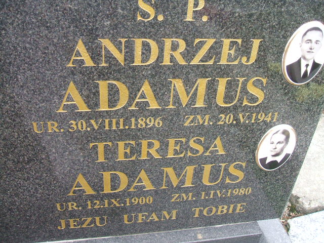 Teresa Adamus 1900 Kęty Gmina - Grobonet - Wyszukiwarka osób pochowanych