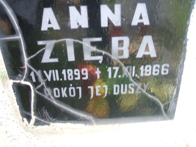 Anna Zięba 1899 Kęty Gmina - Grobonet - Wyszukiwarka osób pochowanych
