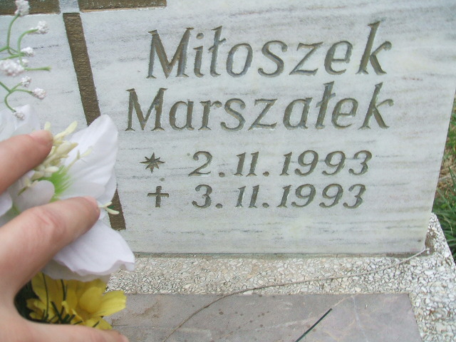Miłosz Marszałek 1993 Kęty Gmina - Grobonet - Wyszukiwarka osób pochowanych