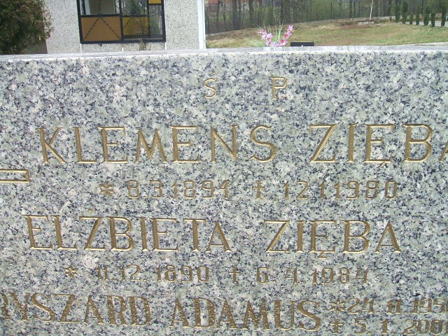 Ryszard Adamus 1950 Kęty Gmina - Grobonet - Wyszukiwarka osób pochowanych