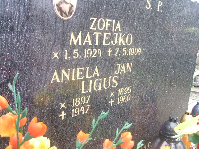 Aniela Ligus 1897 Kęty Gmina - Grobonet - Wyszukiwarka osób pochowanych