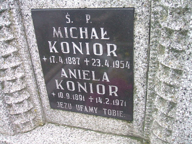 Michał Konior 1887 Kęty Gmina - Grobonet - Wyszukiwarka osób pochowanych