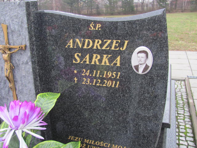 Andrzej Sarka 1951 Kęty Gmina - Grobonet - Wyszukiwarka osób pochowanych