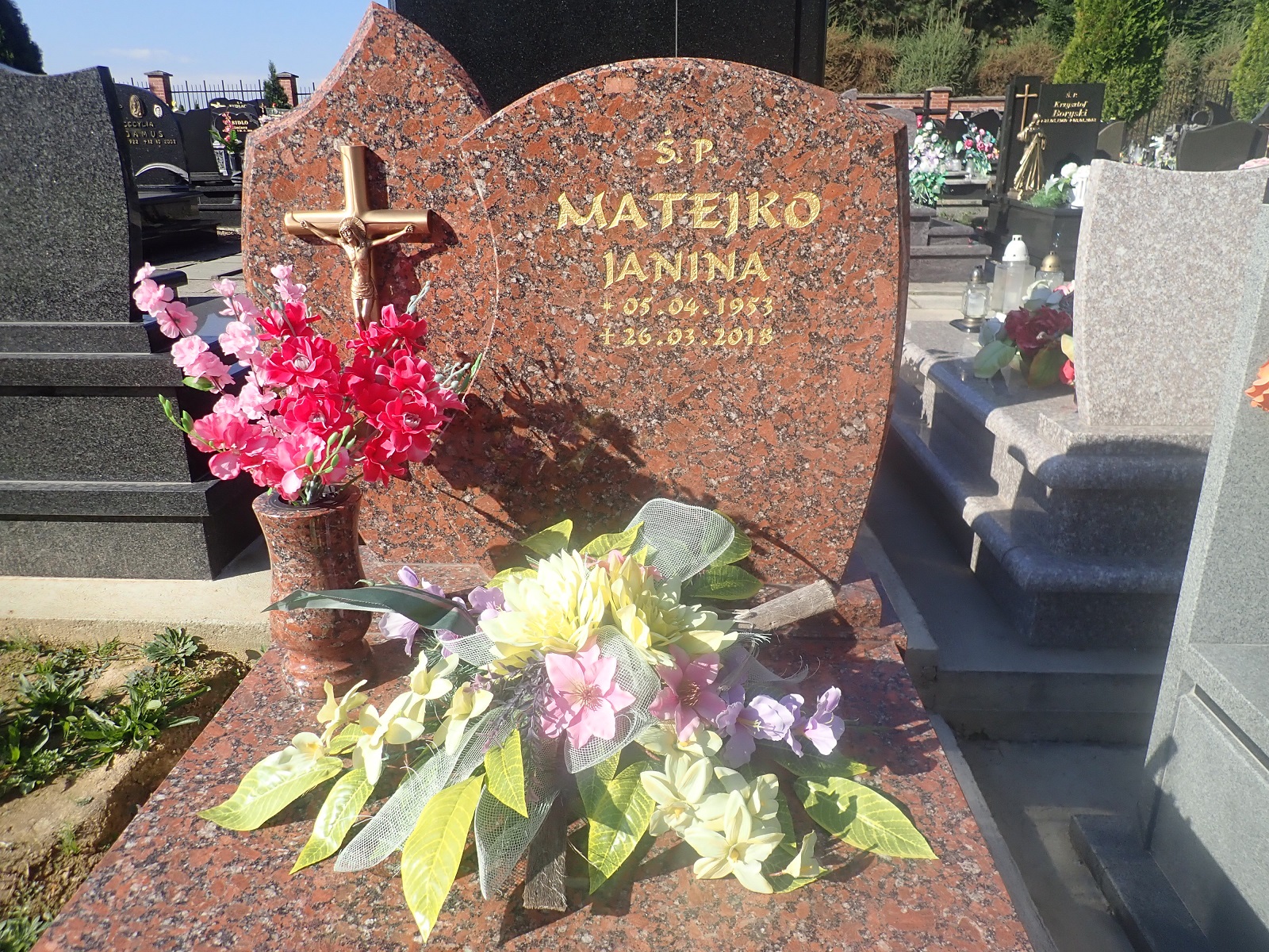 Janina Matejko 1953 Kęty Gmina - Grobonet - Wyszukiwarka osób pochowanych