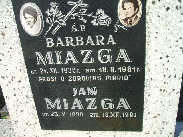 Jan Miazga 1930 Kęty Gmina - Grobonet - Wyszukiwarka osób pochowanych
