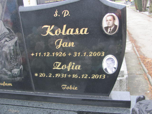 Zofia Kolasa 1931 Kęty Gmina - Grobonet - Wyszukiwarka osób pochowanych
