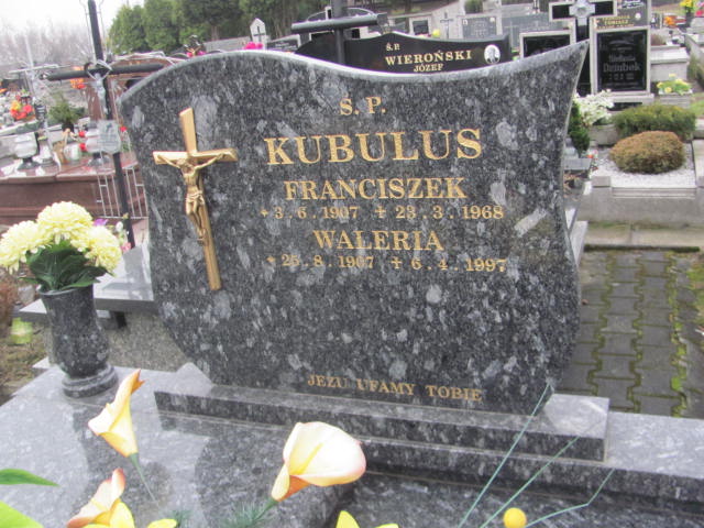 Waleria Kubulus 1907 Kęty Gmina - Grobonet - Wyszukiwarka osób pochowanych