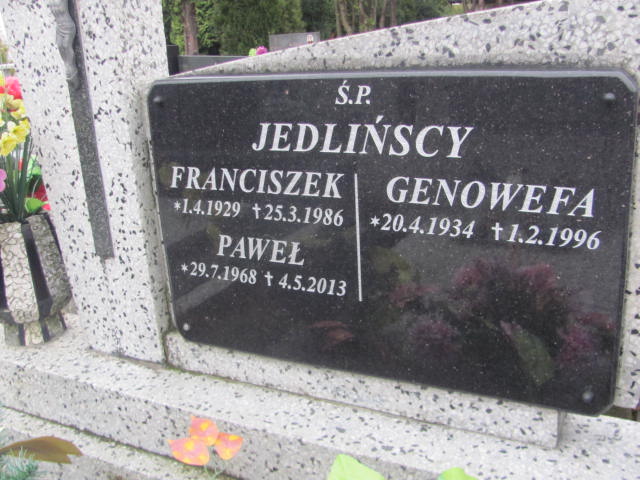 Franciszek Jedliński 1929 Kęty Gmina - Grobonet - Wyszukiwarka osób pochowanych