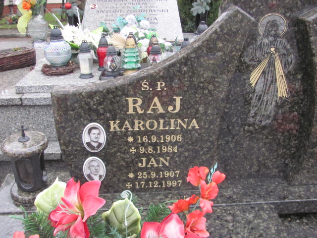 Karolina Raj 1906 Kęty Gmina - Grobonet - Wyszukiwarka osób pochowanych