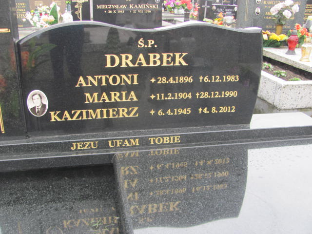 Kazimierz Drabek 1945 Kęty Gmina - Grobonet - Wyszukiwarka osób pochowanych