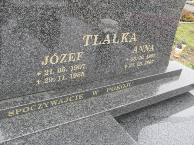 Józef Tlałka 1907 Kęty Gmina - Grobonet - Wyszukiwarka osób pochowanych