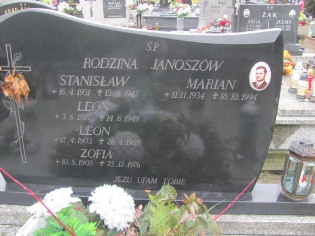 Zofia Janosz 1905 Kęty Gmina - Grobonet - Wyszukiwarka osób pochowanych