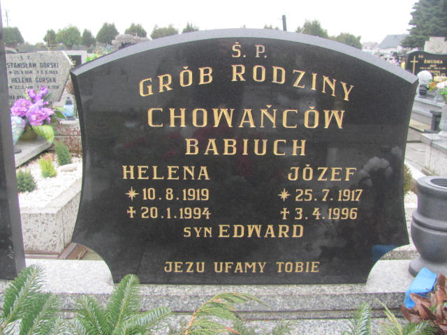 Edward Babiuch Kęty Gmina - Grobonet - Wyszukiwarka osób pochowanych