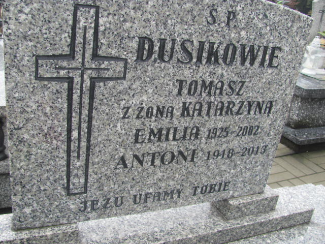 Antoni Dusik 1918 Kęty Gmina - Grobonet - Wyszukiwarka osób pochowanych