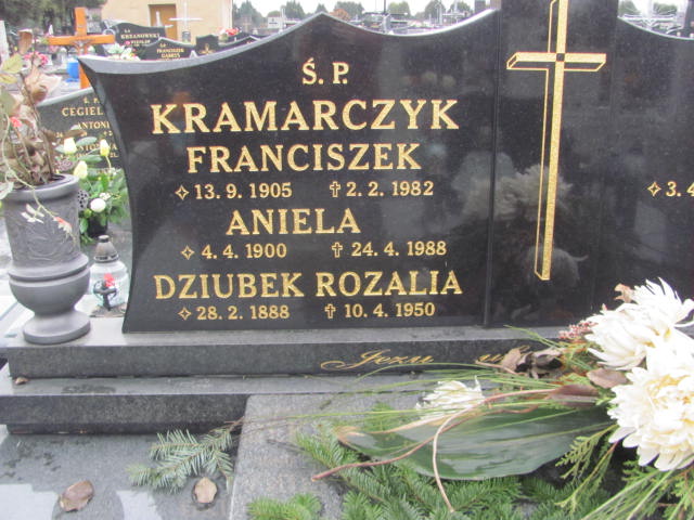 Aniela Kramarczyk 1900 Kęty Gmina - Grobonet - Wyszukiwarka osób pochowanych