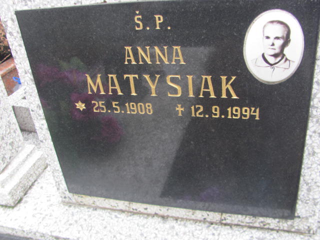 Anna Matysiak 1908 Kęty Gmina - Grobonet - Wyszukiwarka osób pochowanych