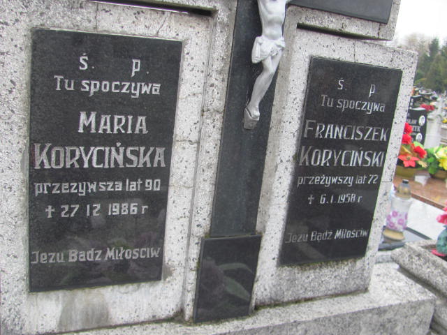Maria Korycińska 1896 Kęty Gmina - Grobonet - Wyszukiwarka osób pochowanych