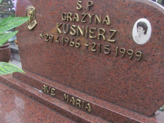 Grażyna Kuśnierz 1966 Kęty Gmina - Grobonet - Wyszukiwarka osób pochowanych