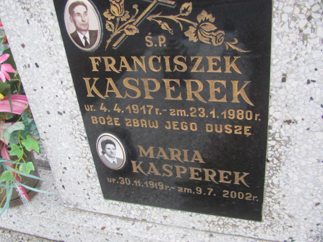 Franciszek Kasperek 1917 Kęty Gmina - Grobonet - Wyszukiwarka osób pochowanych