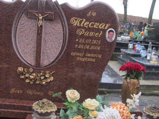 Paweł Klęczar 1975 Kęty Gmina - Grobonet - Wyszukiwarka osób pochowanych